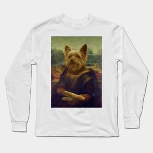 Mona Lisa Yorkshire - Gioconda Yorkshire - Pet Gift Long Sleeve T-Shirt